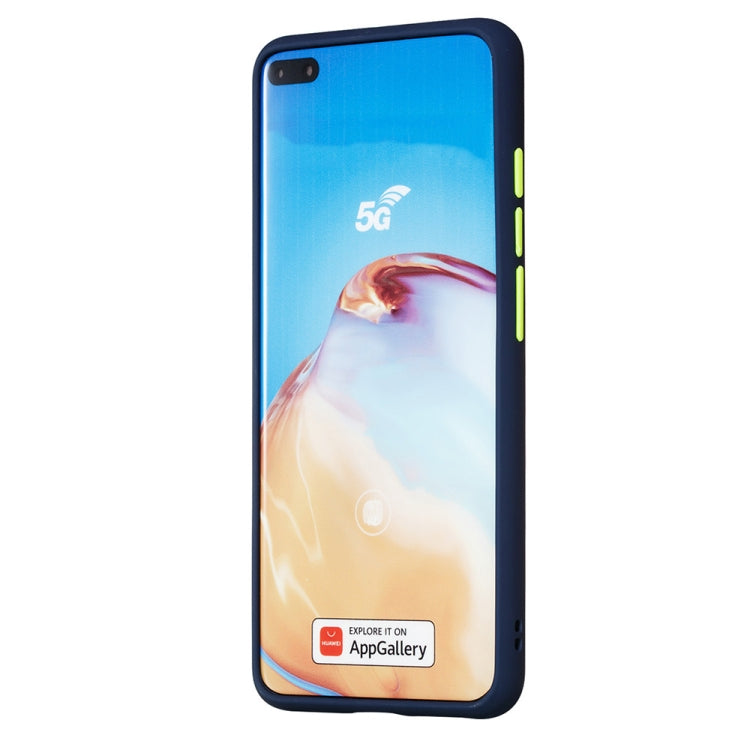 For Huawei P40 Pro Skin Hand Feeling Series Anti-fall Frosted PC+ TPU Protective Case