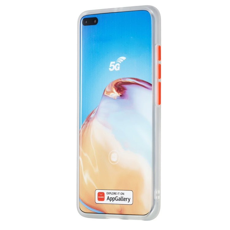 For Huawei P40 Pro Skin Hand Feeling Series Anti-fall Frosted PC+ TPU Protective Case