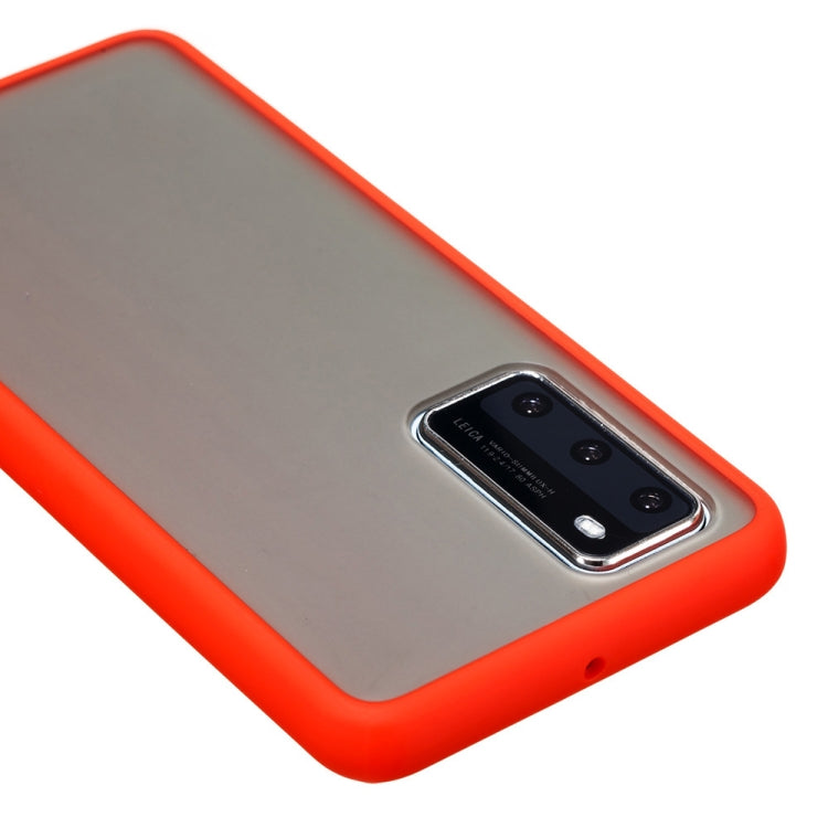 For Huawei P40 Skin Hand Feeling Series Anti-fall Frosted PC+ TPU Protective Case