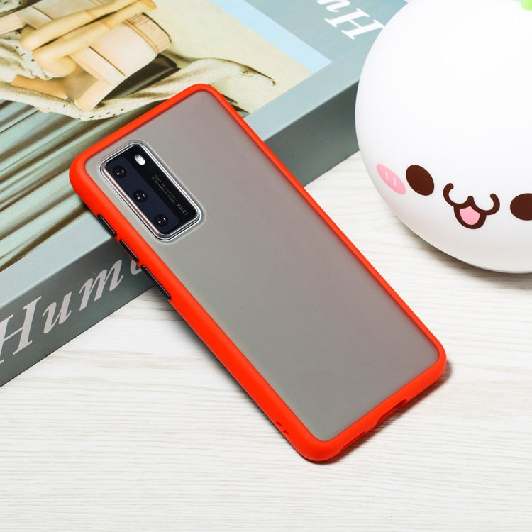 For Huawei P40 Skin Hand Feeling Series Anti-fall Frosted PC+ TPU Protective Case