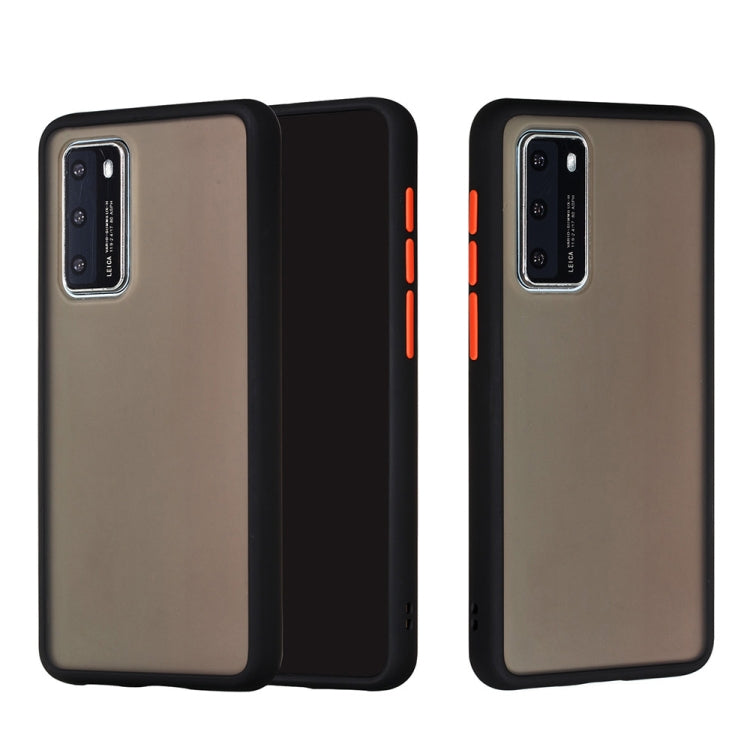 For Huawei P40 Skin Hand Feeling Series Anti-fall Frosted PC+ TPU Protective Case