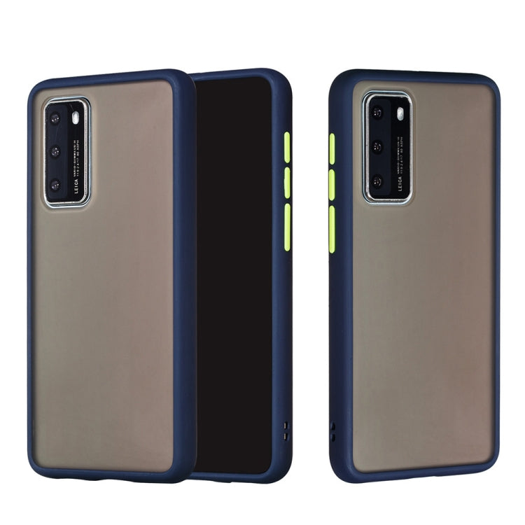 For Huawei P40 Skin Hand Feeling Series Anti-fall Frosted PC+ TPU Protective Case