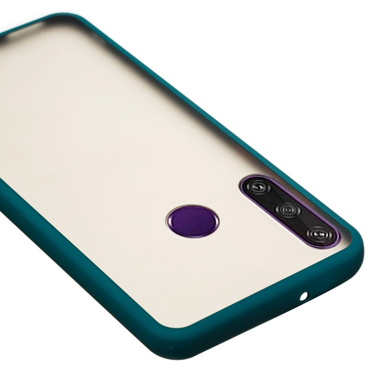 For Huawei Y6p Skin Hand Feeling Series Anti-fall Frosted PC+ TPU Protective Case