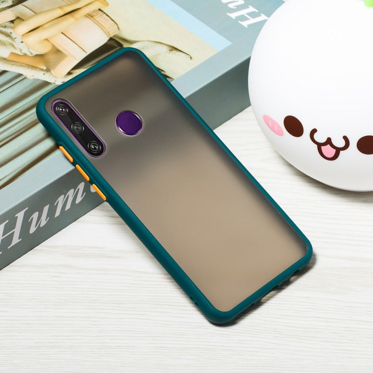 For Huawei Y6p Skin Hand Feeling Series Anti-fall Frosted PC+ TPU Protective Case