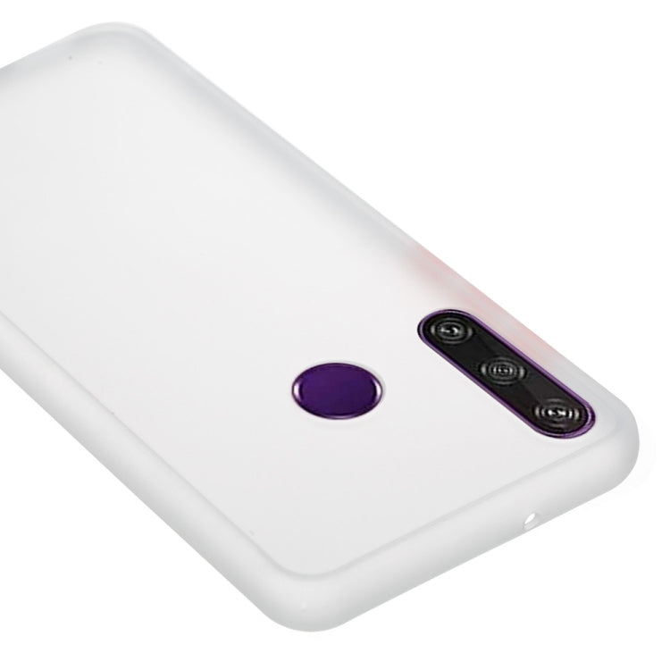 For Huawei Y6p Skin Hand Feeling Series Anti-fall Frosted PC+ TPU Protective Case