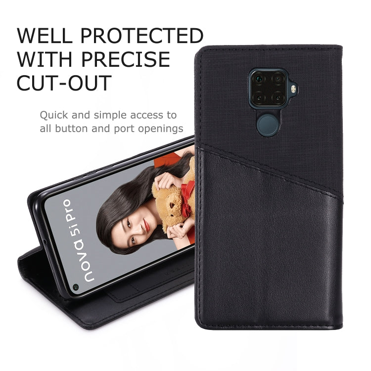 For Huawei Nova 5i Pro MUXMA MX109 Horizontal Flip Leather Case with Holder & Card Slot & Wallet