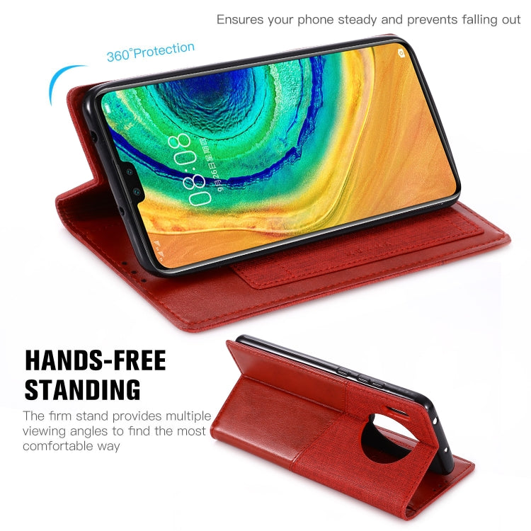 For Huawei Mate 30 MUXMA MX109 Horizontal Flip Leather Case with Holder & Card Slot & Wallet