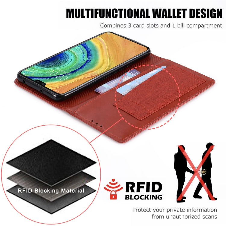 For Huawei Mate 30 MUXMA MX109 Horizontal Flip Leather Case with Holder & Card Slot & Wallet