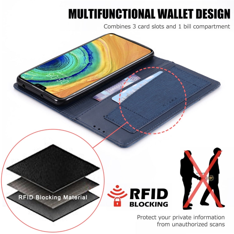 For Huawei Mate 30 MUXMA MX109 Horizontal Flip Leather Case with Holder & Card Slot & Wallet