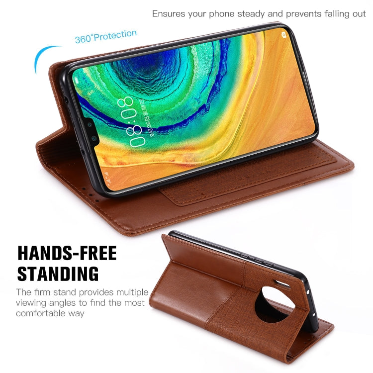 For Huawei Mate 30 MUXMA MX109 Horizontal Flip Leather Case with Holder & Card Slot & Wallet