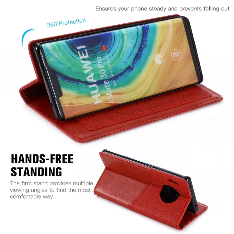 For Huawei Mate 30 Pro MUXMA MX109 Horizontal Flip Leather Case with Holder & Card Slot & Wallet
