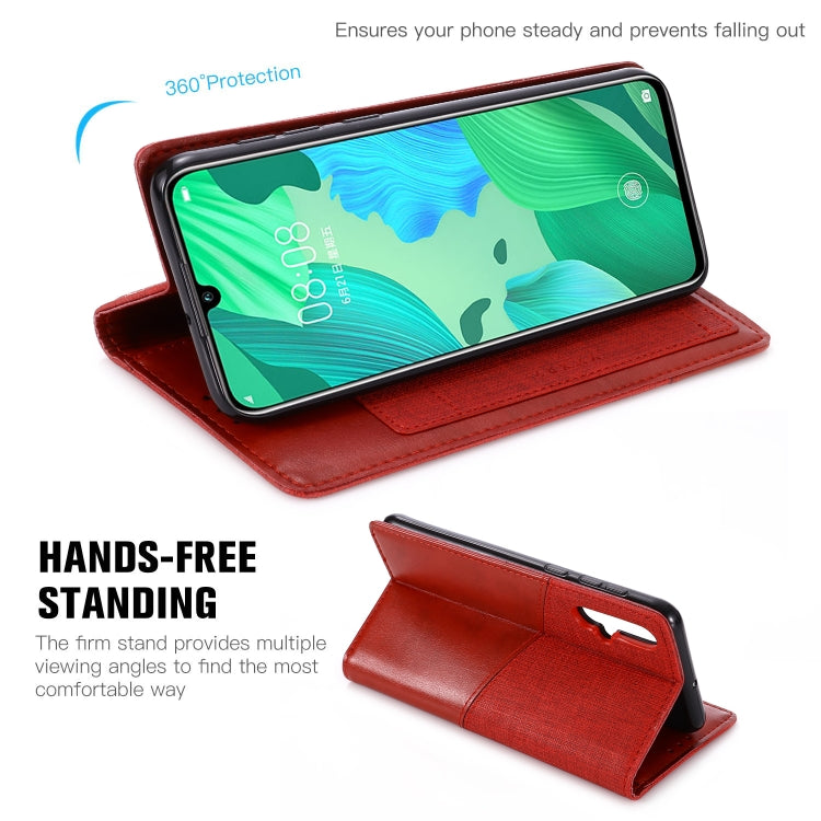 For Huawei Nova 5 Pro MUXMA MX109 Horizontal Flip Leather Case with Holder & Card Slot & Wallet