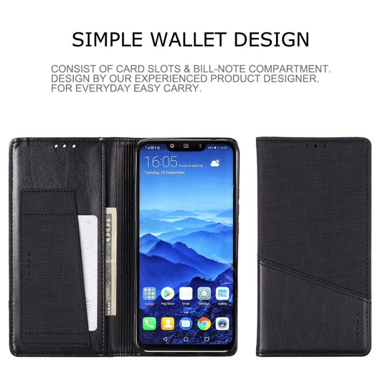 For Huawei Mate 20 Lite MUXMA MX109 Horizontal Flip Leather Case with Holder & Card Slot & Wallet