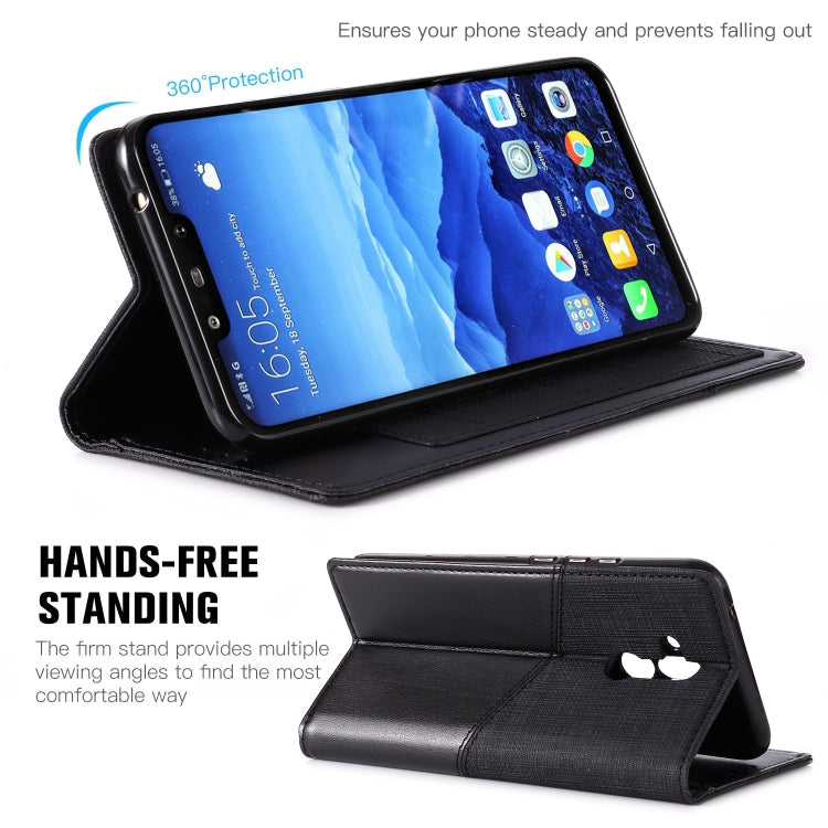 For Huawei Mate 20 Lite MUXMA MX109 Horizontal Flip Leather Case with Holder & Card Slot & Wallet