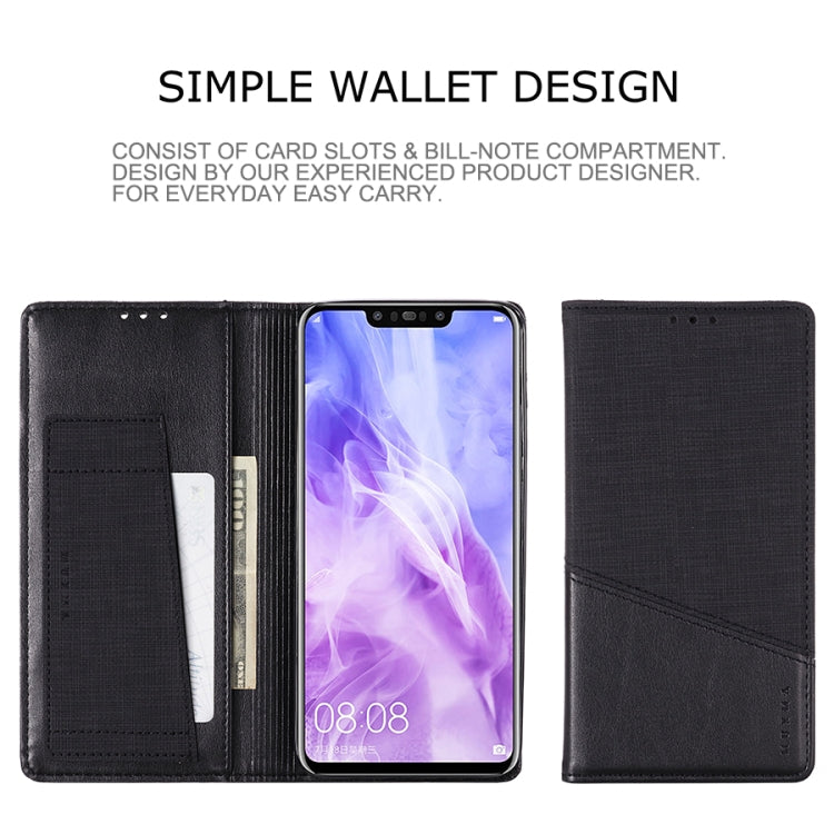 For Huawei Nova 3 MUXMA MX109 Horizontal Flip Leather Case with Holder & Card Slot & Wallet