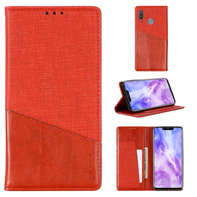 For Huawei Nova 3 MUXMA MX109 Horizontal Flip Leather Case with Holder & Card Slot & Wallet