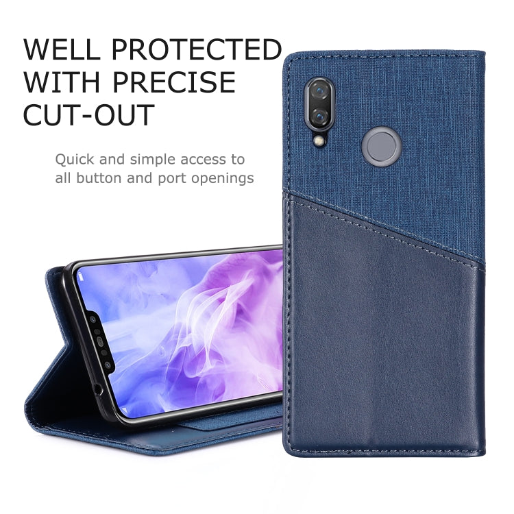 For Huawei Nova 3 MUXMA MX109 Horizontal Flip Leather Case with Holder & Card Slot & Wallet