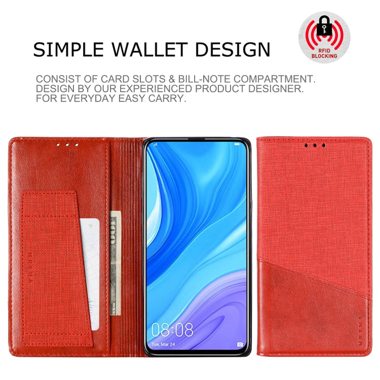 For Huawei P Smart Pro(2019) MUXMA MX109 Horizontal Flip Leather Case with Holder & Card Slot & Wallet