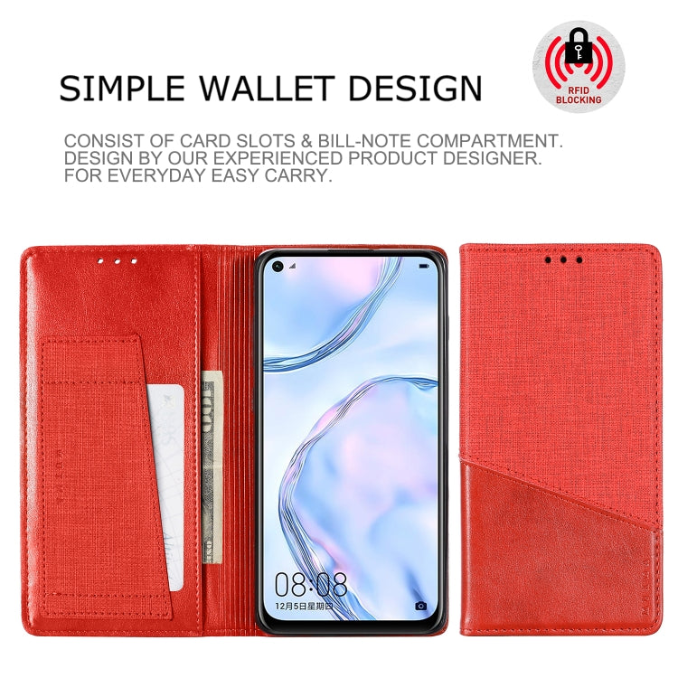 For Huawei Nova 6 SE MUXMA MX109 Horizontal Flip Leather Case with Holder & Card Slot & Wallet