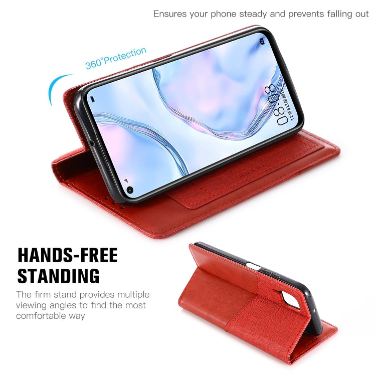 For Huawei Nova 6 SE MUXMA MX109 Horizontal Flip Leather Case with Holder & Card Slot & Wallet