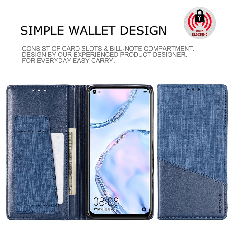 For Huawei Nova 6 SE MUXMA MX109 Horizontal Flip Leather Case with Holder & Card Slot & Wallet