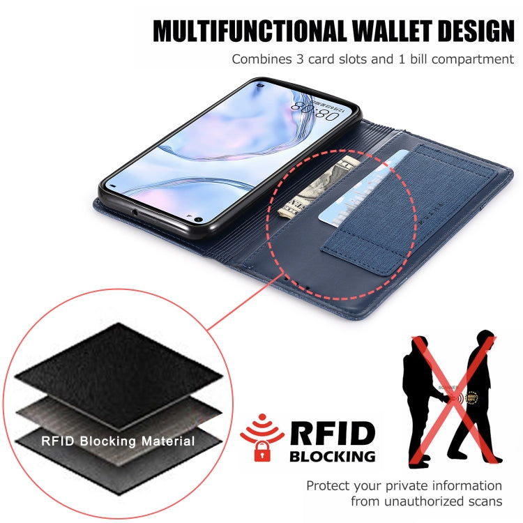 For Huawei Nova 6 SE MUXMA MX109 Horizontal Flip Leather Case with Holder & Card Slot & Wallet