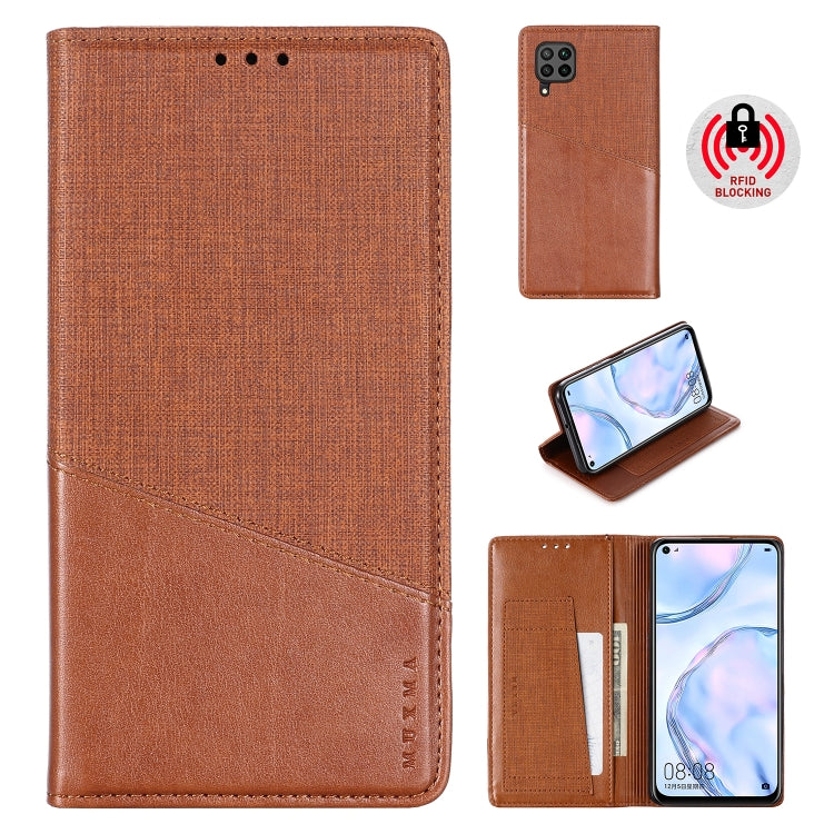 For Huawei Nova 6 SE MUXMA MX109 Horizontal Flip Leather Case with Holder & Card Slot & Wallet