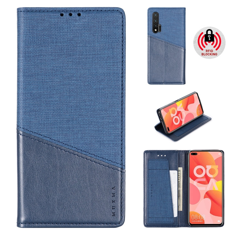 For Huawei Nova 6 MUXMA MX109 Horizontal Flip Leather Case with Holder & Card Slot & Wallet