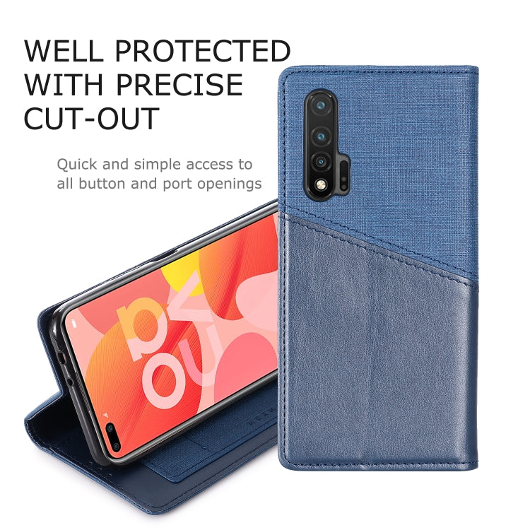For Huawei Nova 6 MUXMA MX109 Horizontal Flip Leather Case with Holder & Card Slot & Wallet