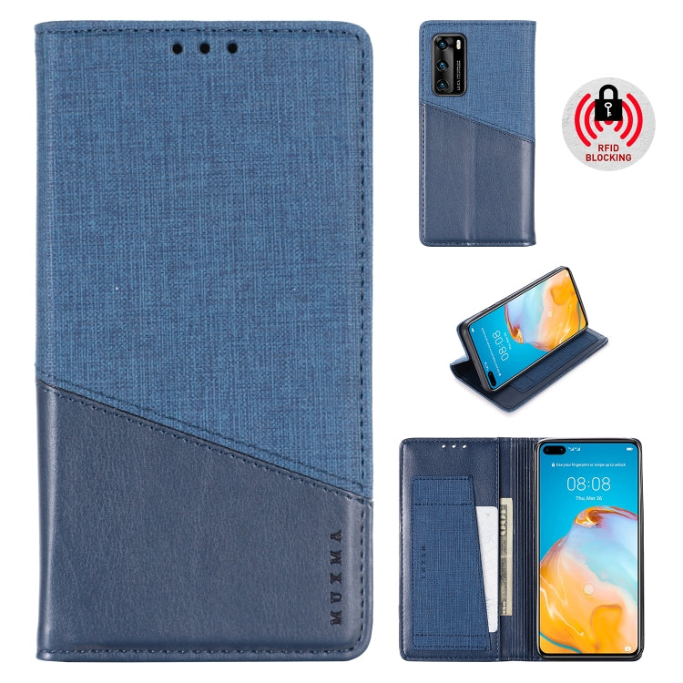 For Huawei P40 MUXMA MX109 Horizontal Flip Leather Case with Holder & Card Slot & Wallet