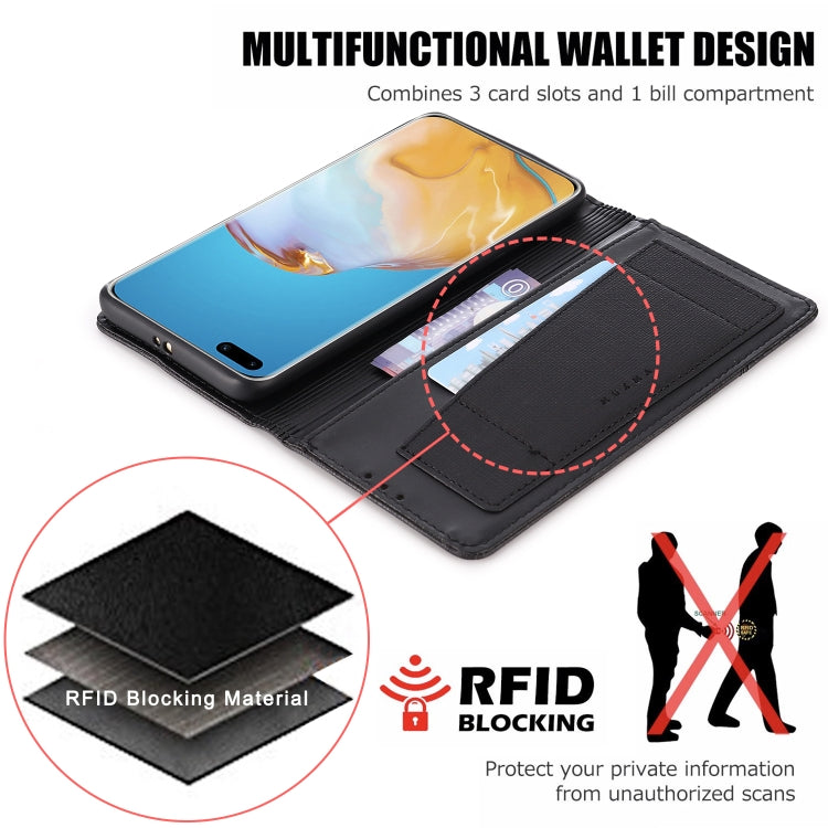 For Huawei P40 Pro MUXMA MX109 Horizontal Flip Leather Case with Holder & Card Slot & Wallet