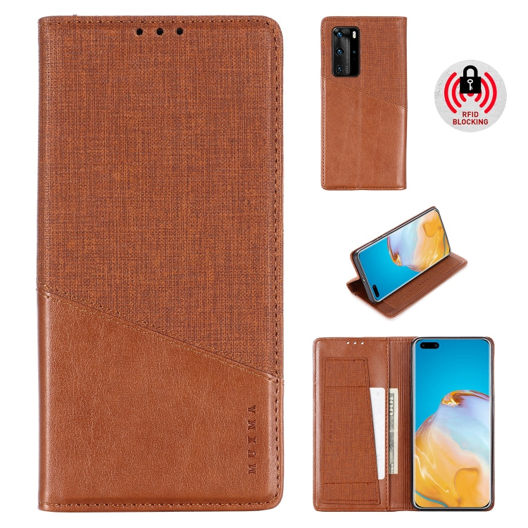 For Huawei P40 Pro MUXMA MX109 Horizontal Flip Leather Case with Holder & Card Slot & Wallet