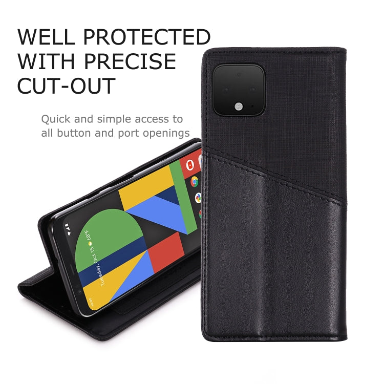 For Google Pixel 4 MUXMA MX109 Horizontal Flip Leather Case with Holder & Card Slot & Wallet