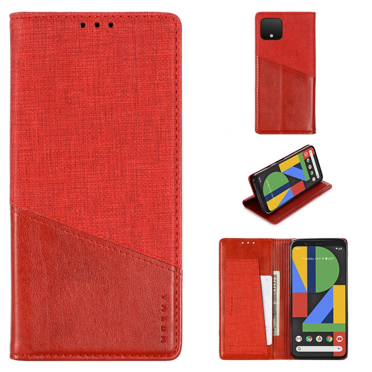 For Google Pixel 4 MUXMA MX109 Horizontal Flip Leather Case with Holder & Card Slot & Wallet