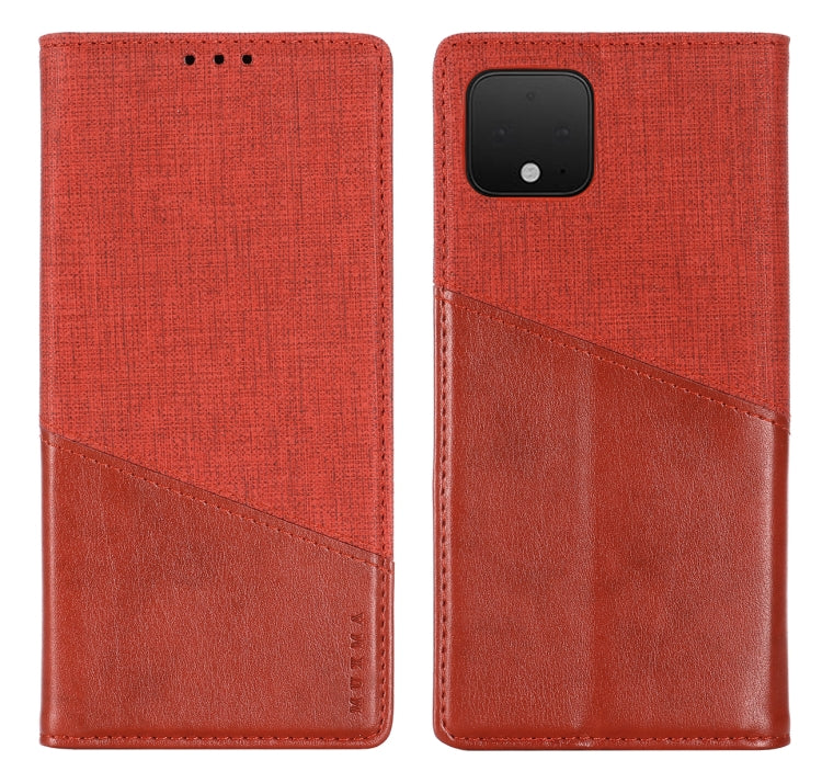 For Google Pixel 4 MUXMA MX109 Horizontal Flip Leather Case with Holder & Card Slot & Wallet