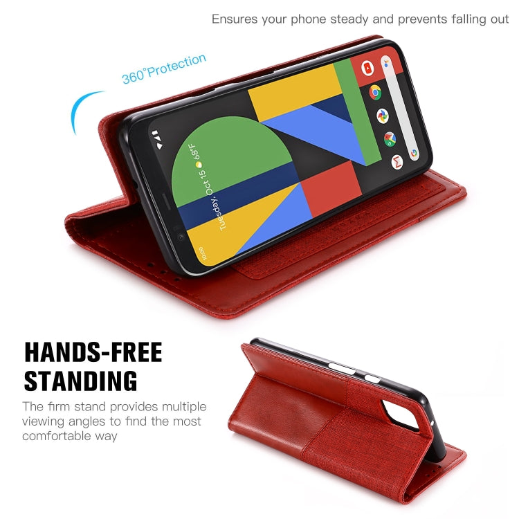 For Google Pixel 4 MUXMA MX109 Horizontal Flip Leather Case with Holder & Card Slot & Wallet