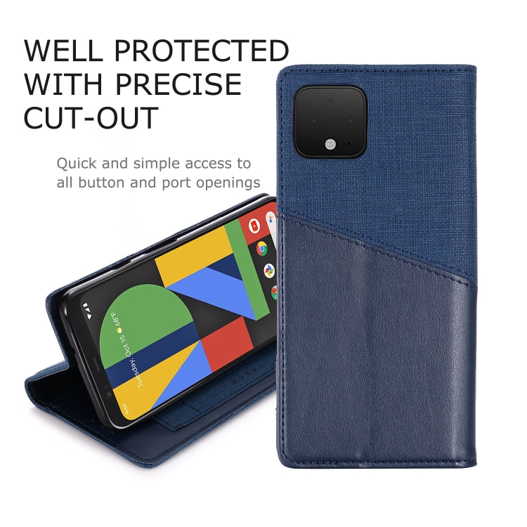 For Google Pixel 4 MUXMA MX109 Horizontal Flip Leather Case with Holder & Card Slot & Wallet