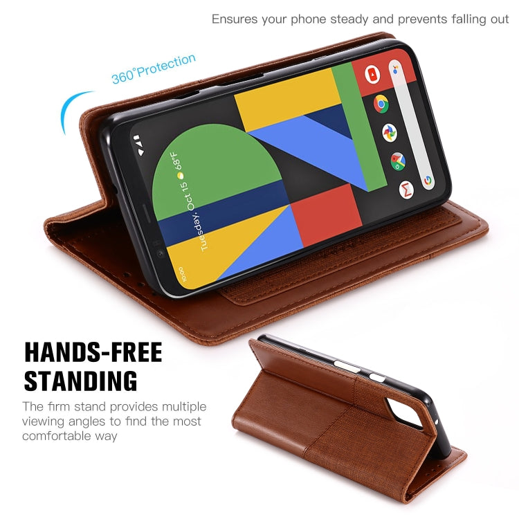 For Google Pixel 4 MUXMA MX109 Horizontal Flip Leather Case with Holder & Card Slot & Wallet