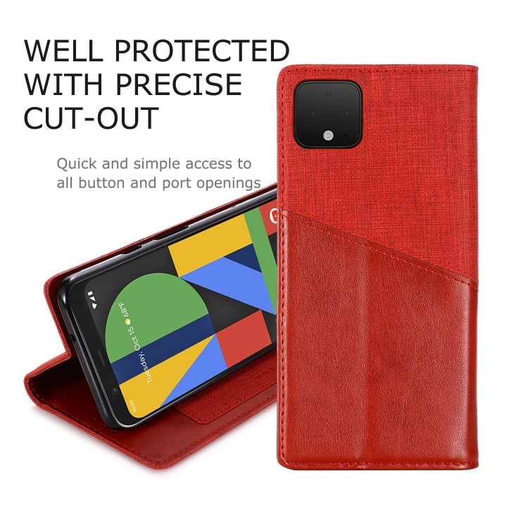 For Google Pixel 4XL MUXMA MX109 Horizontal Flip Leather Case with Holder & Card Slot & Wallet