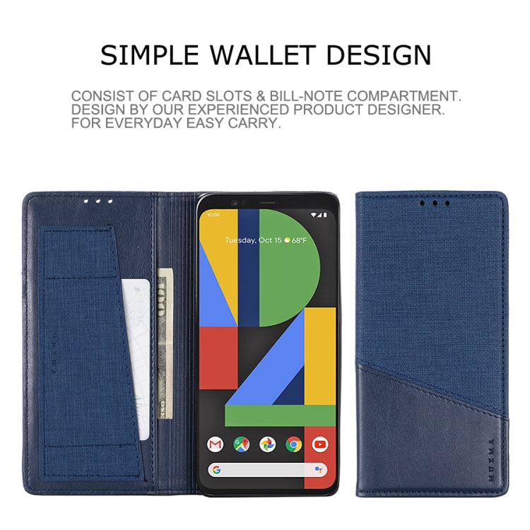For Google Pixel 4XL MUXMA MX109 Horizontal Flip Leather Case with Holder & Card Slot & Wallet