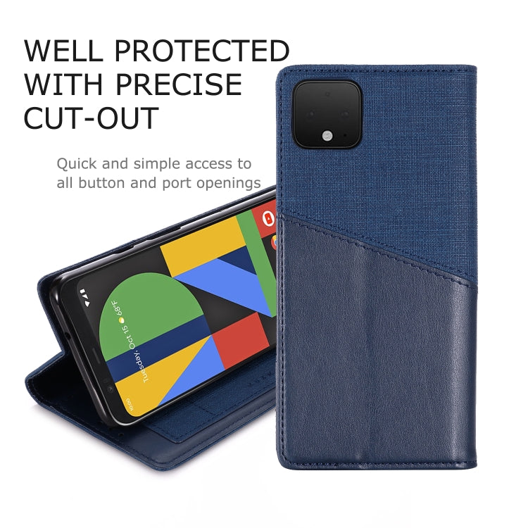 For Google Pixel 4XL MUXMA MX109 Horizontal Flip Leather Case with Holder & Card Slot & Wallet