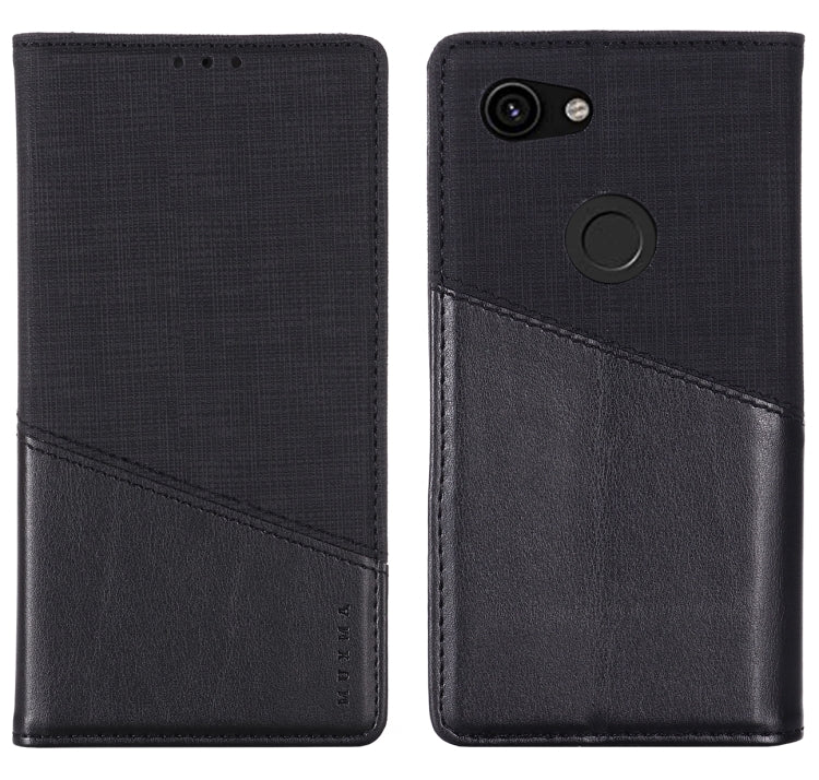 For Google Pixel 3a MUXMA MX109 Horizontal Flip Leather Case with Holder & Card Slot & Wallet