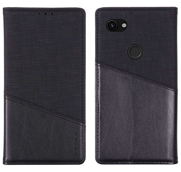 For Google Pixel 3a XL MUXMA MX109 Horizontal Flip Leather Case with Holder & Card Slot & Wallet