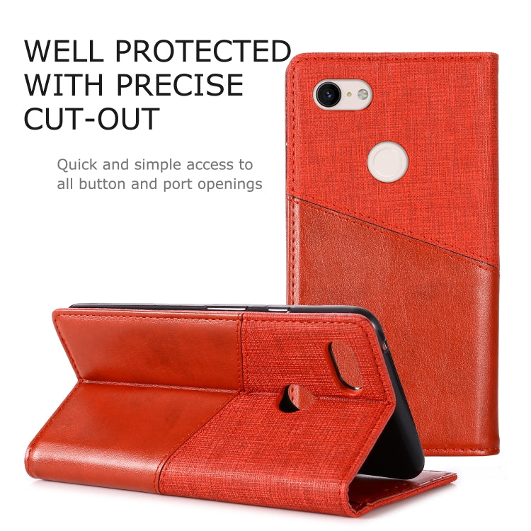 For Google Pixel 3 XL MUXMA MX109 Horizontal Flip Leather Case with Holder & Card Slot & Wallet