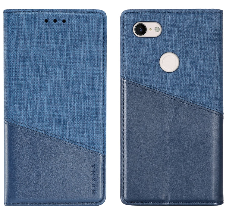 For Google Pixel 3 XL MUXMA MX109 Horizontal Flip Leather Case with Holder & Card Slot & Wallet