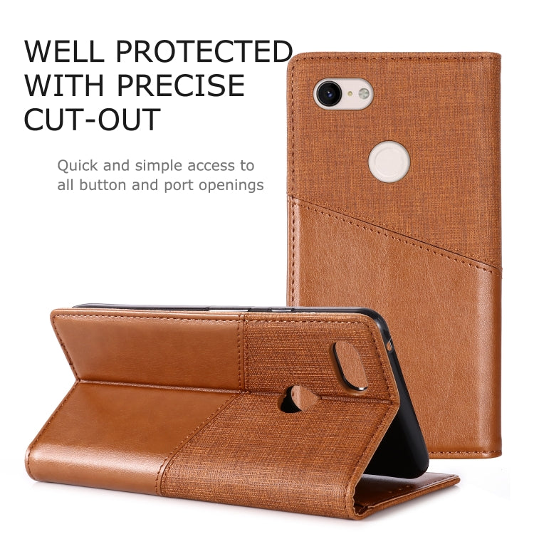 For Google Pixel 3 XL MUXMA MX109 Horizontal Flip Leather Case with Holder & Card Slot & Wallet