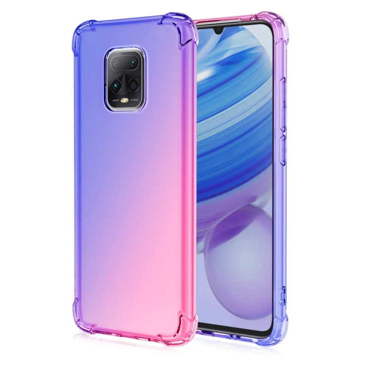 For Xiaomi Redmi 10X 5G Four-Corner Airbag Shockproof Gradient Color TPU Protective Case
