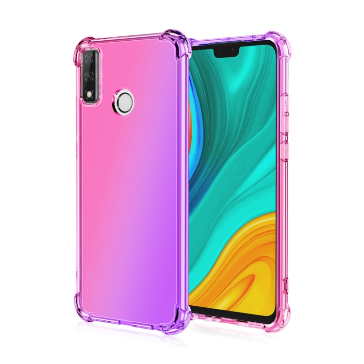 For Huawei Y8s Four-Corner Airbag Shockproof Gradient Color TPU Protective Case