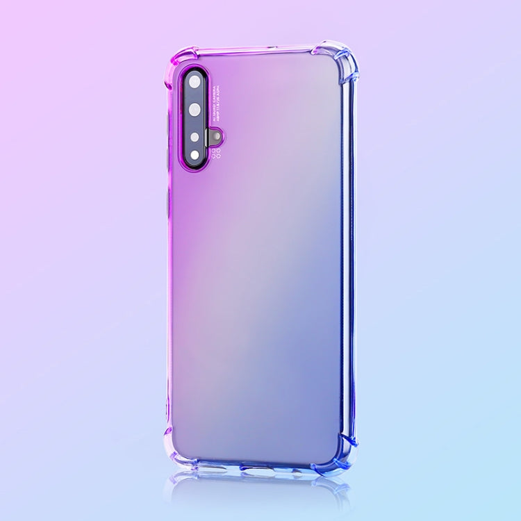 For Huawei nova 5 Four-Corner Airbag Shockproof Gradient Color TPU Protective Case