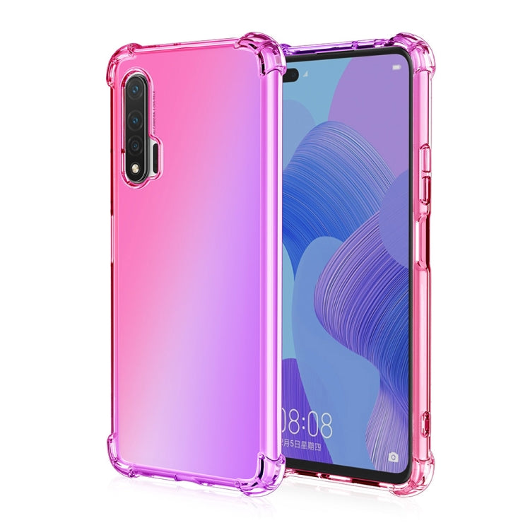 For Huawei nova 6 Four-Corner Airbag Shockproof Gradient Color TPU Protective Case